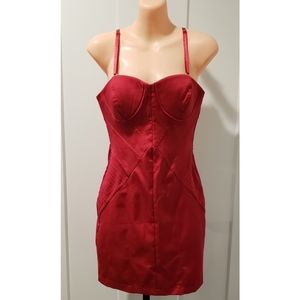 Forever 21 Satin Bustier Dress